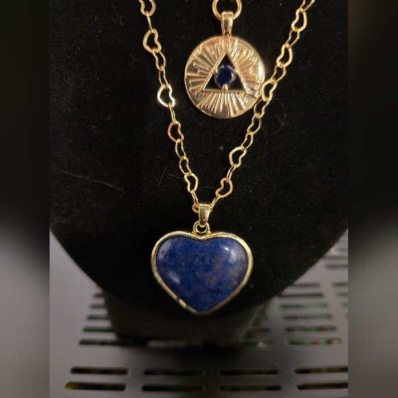 Beautiful necklace made of lapislázuli - Picture 1 of 4